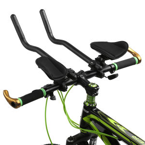 Bike Rest Handlebar Cycle Aero Bar Bicycle Relaxation Handle Bar Triathlon MTB Road Bike Arm Rest Bar Bike Aerobar