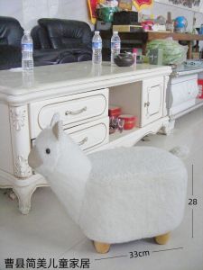 Lamb Wool Alpaca Stool Baijia Buy Adult Stool Childrens Stool Internet Celebrity Small Stool Craft Leg Boutique Living Room Stool