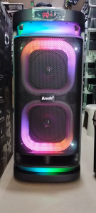 Brodu BTS-1989 Bluetooth Wireless Speaker with Rechargeable Wireless Microphone