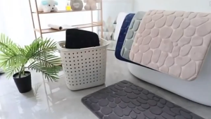 【SG】Floor Mat Bathroom Mat Thickness Room Carpet Water Absorption Non-slip Bathroom Carpet