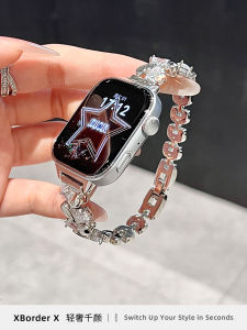 สายนาฬิกาข้อมือ Zircon Heart Swarovski หรูหรา สำหรับ Huawei Fit4 pro สายนาฬิกาข้อมืออัจฉริยะแบบอัจฉริยะ สายโลหะผสม