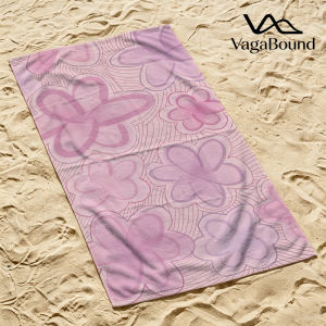 BILIBILI | Blush Petals Beach Towel Sand Free Quick Dry Absorbent Thin Compact Towels for Swimming Pool Camping Beach Accessories