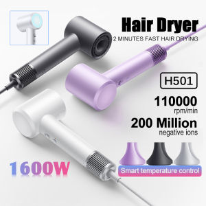 Xiaomi Mijia H501 High Speed Hair Dryer Negative Ion Hair Care 110000 Rpm Professional Quick Dry Anion Blow Dryer 1600W小米高速吹風機