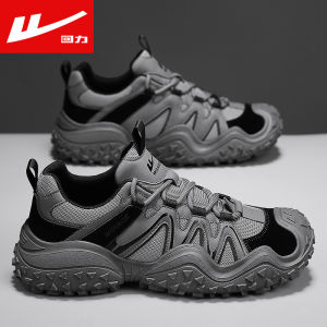 Fashionable Retro Tire Design Mens Shoes Summer 2025 Black Versatile Sports Shoes Low Top Lace-Up Running Shoes Rubber Sole