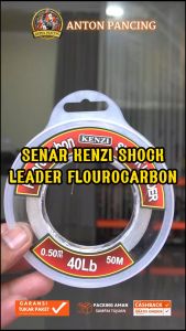 Senar Pancing Kenzi Shock Leader Flourocarbon 20 30 40 50 60 80 lb