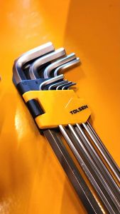 Tolsen 9PCS Ball Point Extra Long Arm Allen Hex Key Set (1.5/2/2.5/3/4/5/6/8/10mm) 20054