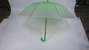 Automatic Transparent Gradient Umbrella 8-Ribs UV Protection Parasol / Payung Duo Warna