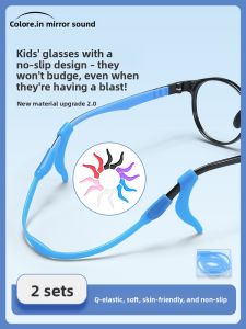 COLORE.IN | Anti-Fall Sports Glasses with Adjustable Strap for Kids
