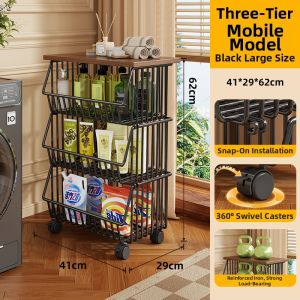 WUBUWEI | Narrow Space Bathroom Storage Rack