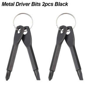 Pocket Screwdriver Set Flat Slot Head Phillips Key Ring Screw Driver EDC Keychain Portable Repair Gadget Tool for Small Project