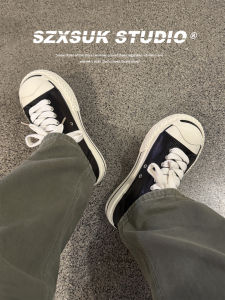 Mens Retro Thick Bottom Heightening Casual Shoes Leather Surface round Toe Lace-Up Flat Heel Black Color Sporty Summer Style