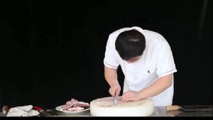 Dao nhà bếp Nhật Bản chính hãng cao cấp Dao thép trắng không rỉ 4CR13 đúc nguyên khối kèm hộp- BH 12 Tháng