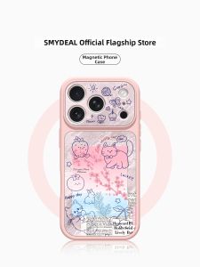 Smyideal | Kawaii Cherry Blossom Cartoon Cat Anti-Drop Phone Case