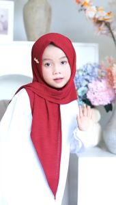 Jilbab Instan Asmita Kids Bahan Jersey Victoria By Daura Gama