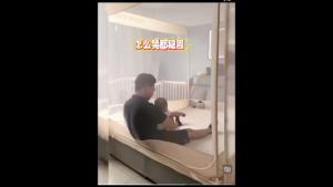 Mythbaby มุ้งกันยุงป้องกันการตกเหมาะสำหรับใช้ในห้องนอนทั้งครอบครัวปกป้องเด็กและทารกจากการตกจากเตียง