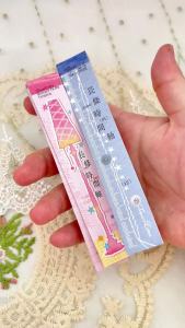 36 Pcs Long Timeline Series Colored Background Paper DIY Diary Decoration Scrapbooking Junk Journal Stationery Supplies Notepad