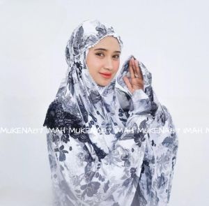 Mukena Dewasa Terusan Rayon Viscose Renda Kalung