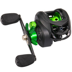 Gulungan pancing pancing Baitcasting rasio gir 7.2:1 tangan kanan kiri umpan ikan air tawar muda