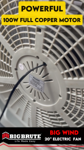 Big Brute 20" Bigwind Electric Fan Floor Box