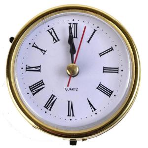 65mm Classic Iron Clock DIY Crafts Quartz Movement round Clock Head Insert Roman Numerals Furniture Decor Accessories