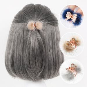 Kẹp Tóc Búi Tai Thỏ Nhỏ Phong Cách Hàn Quốc Kẹp Tóc Buộc Tóc Nửa Đầu Phụ Kiện Tóc Nữ Kẹp Tóc Lông Cừu Kẹp Tóc Lông Cừu Dễ Thương