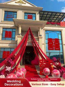 XIKUNLE | Wedding Door Window Double Happiness Decorative Stickers