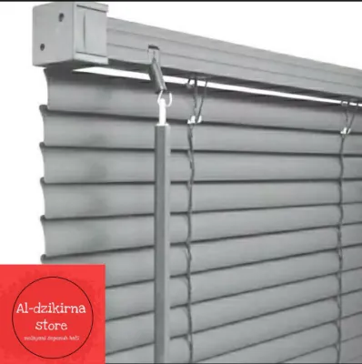 Tiri/krey/kerey/gorden tiri ventinan blind horizontal indoor outdoor tirai teras tirai jendela tirai alumunium tirai blind tirai gulung tirai teras tirai awet
