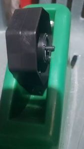 Black Plastic Sellotape Spin Tape Cutter Wheel Tape Dispenser Wheel Replacement Cutg Tool For Office