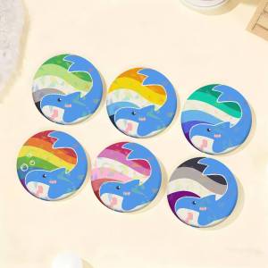 Trans Blahaj Shark Enamel Pin Clothing Bag Accessories Brooch Cartoon Science Fiction Badge Gift