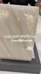 Wallpaper dinding Vinyl Marble 1.2 x 2.8 Meter Tebal 2.5mm Wallpaper Foam Marble Roll Vinyl Marbel