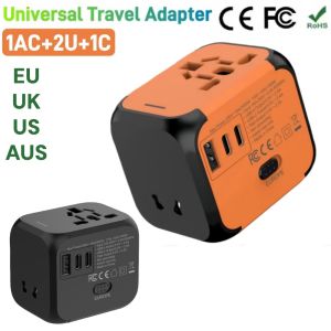 Universal Travel Adapter Plug Multi-Country Power Socket ConverterPortable Charger for Europe US UK Asia Travel Business