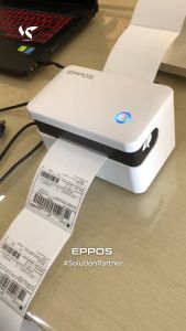 Eppos EP80N Printer Bluetooth Label Thermal 80mm EP-80N EP 80N USB RPP02N Cetak Stiker Resi 78x100 80x100