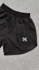 Hotpants Wanita Dua Layer Hidden Pocket – Celana Pendek Olahraga Gym Running Fitness