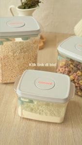 COCONI Pop Up Airtight Food Container | Toples Susu Bubuk Kedap