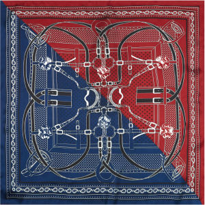 Small Square Silk Scarf 53cm 19g 14 Momme Rayon Fabric Summer Decorative Long Rectangle Color Block Pattern European Style