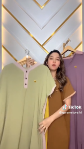 Dress Salma Korea Style - Long Dress Kancing Buka Bahan Crinkle Airflow Elegan Flowly & Stylis