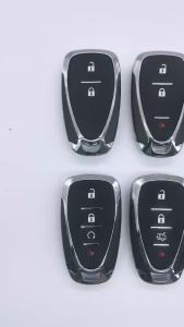 Smart Remote Car Key Shell Replacement for Chevrolet Cruze Malibu Camaro Equinox 2/3/4/5 Button Fob Body Housing 【ONE-KEY START】