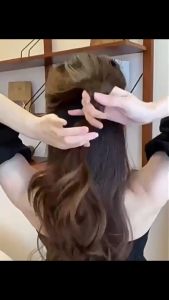 F4 Jepit Rambut Sanggul Tusuk Konde 12.5cm Chinese Style Big U Shaped Acetate Hair Stick TKSA008