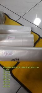 PLASTIK PE ROLL 15 TEBAL 80 MICRON