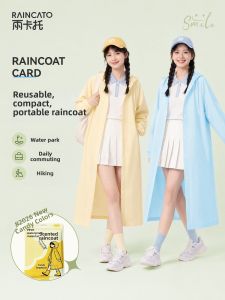 RAINCATO | Heavy Rain Protection Reusable Raincoat