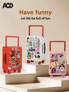 Customizable Children Students Doodle Design Travel Luggage