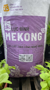 Giá Thể phân Lục Bình Mekong 50dm³ – Đất trộn sẵnTăng Độ Tơi Xốp cho đất Giữ Ẩm Tốt - thích hợp với các loại rau ăn lá và rau ăn quả
