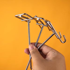 Cantelan / Cantolan / Gantungan / Kaitan Hook Ram Display Snless Tebal 10cm