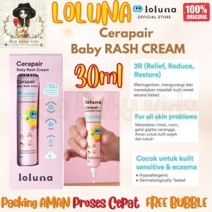 Loluna Cerapair Baby Rash Cream 30ml - Krim anti ruam iritasi dan gatal gigitan serangga untuk bayi dan anak
