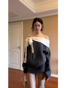 DUOMIAOTU | One-Shoulder Pure Desire Knit Dress