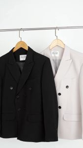 Áo blazer nam 6 nút có đệm vai Thương hiệu JBAGY - JK0104