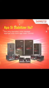 Stabilizer Samoto SMT1000VA 900W Stavolt Servo Motor 1000VA. GARANSI RESMI PALET KAYU