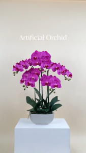 Akara Dokmaii กระถางกล้วยไม้ประดิษฐ์ กระถางดอกไม้ปลอมตกแต่งบ้าน