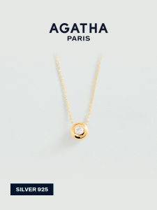 AGATHA | French Elegant Necklace Silver For Everyday Wear