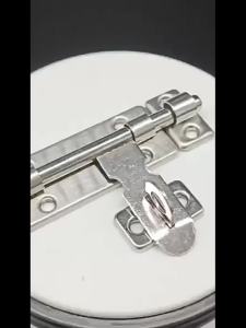 ZEO Stainless Steel Hardware Door Lock Bolt Latch Padlock Clasp Stainless Steel 4" 6" 8"